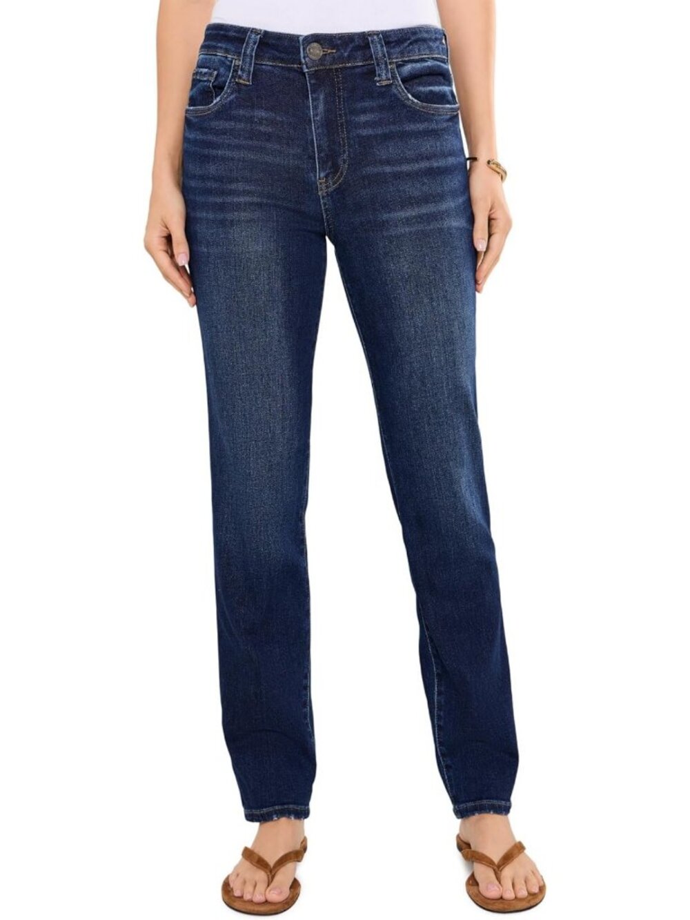 High-Rise Straight Leg Jeans in Enchantment | Stylish & Comfortable Fit